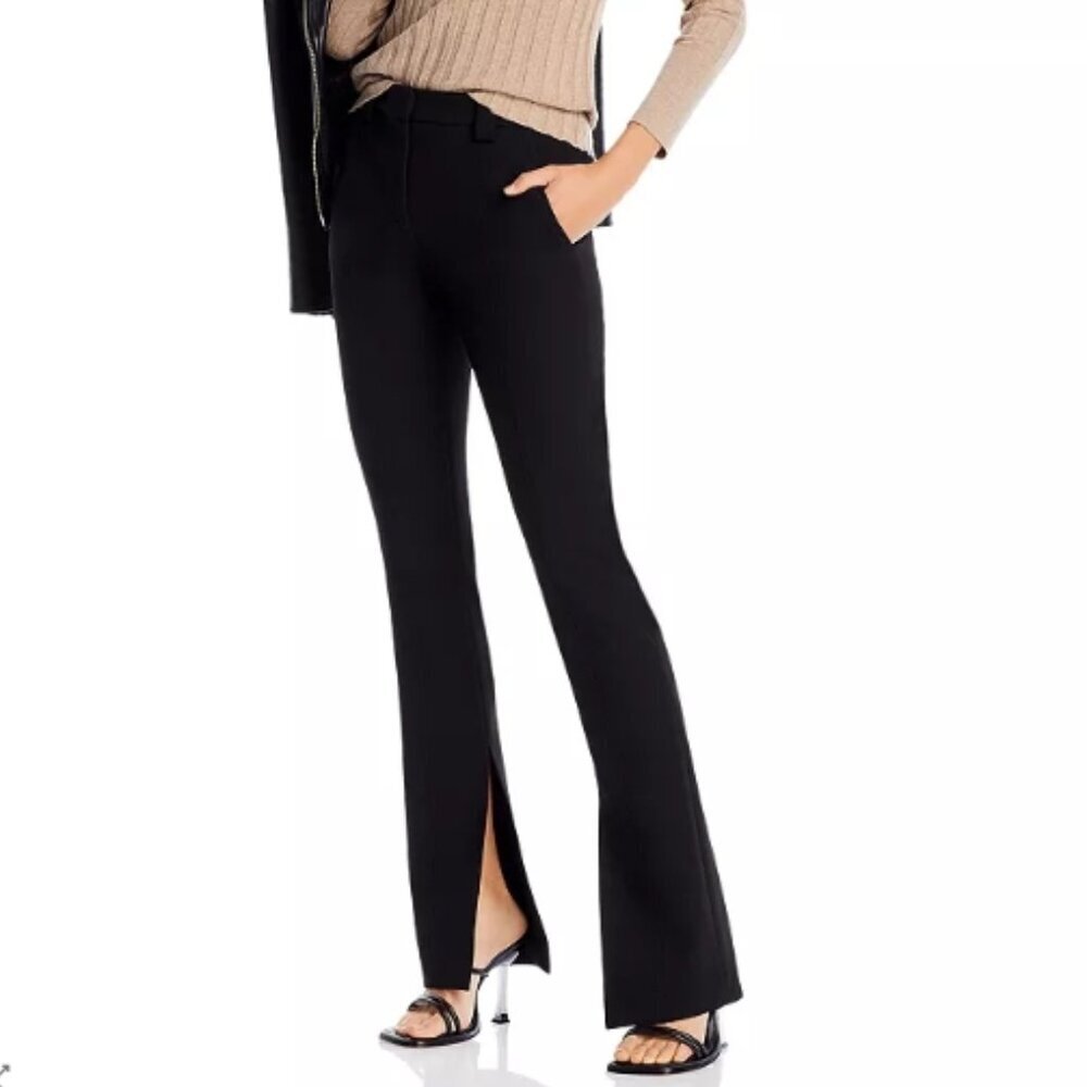 A.L.C. Carson Split Hem Pants Black 0 NWT